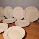 Set of 10 flat plates