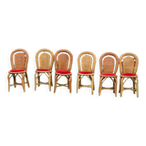 Set of 6 garden chairs