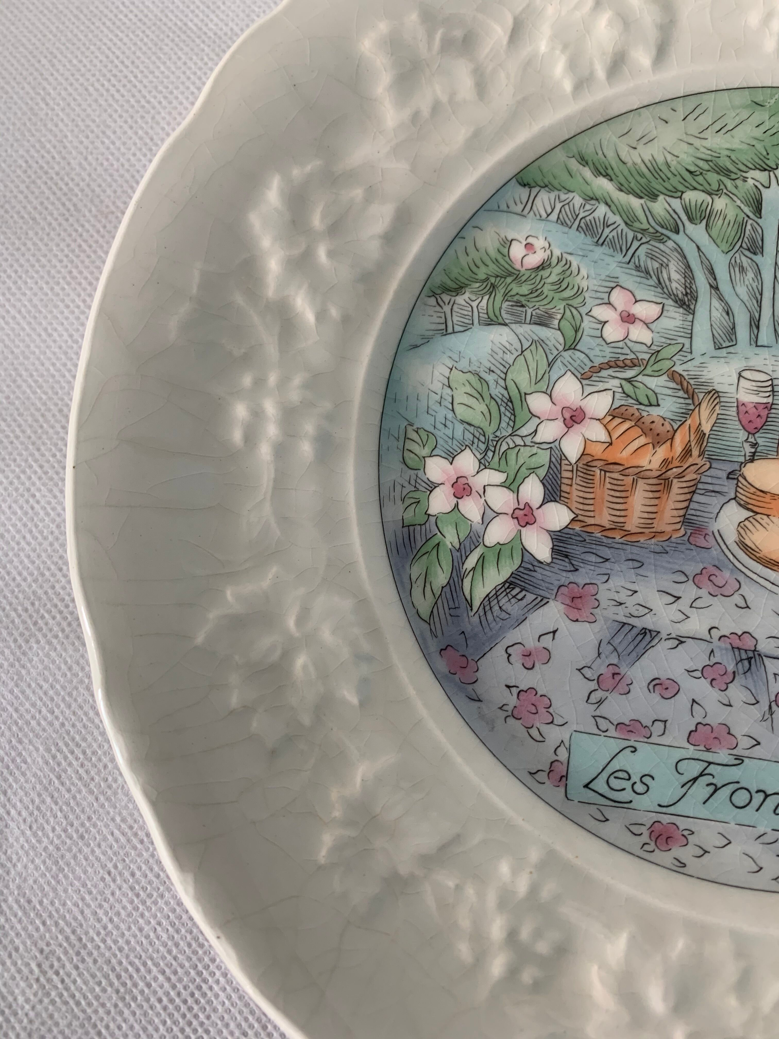 5 Gien Cheese Plates Marie-Pierre Boitard Flavours