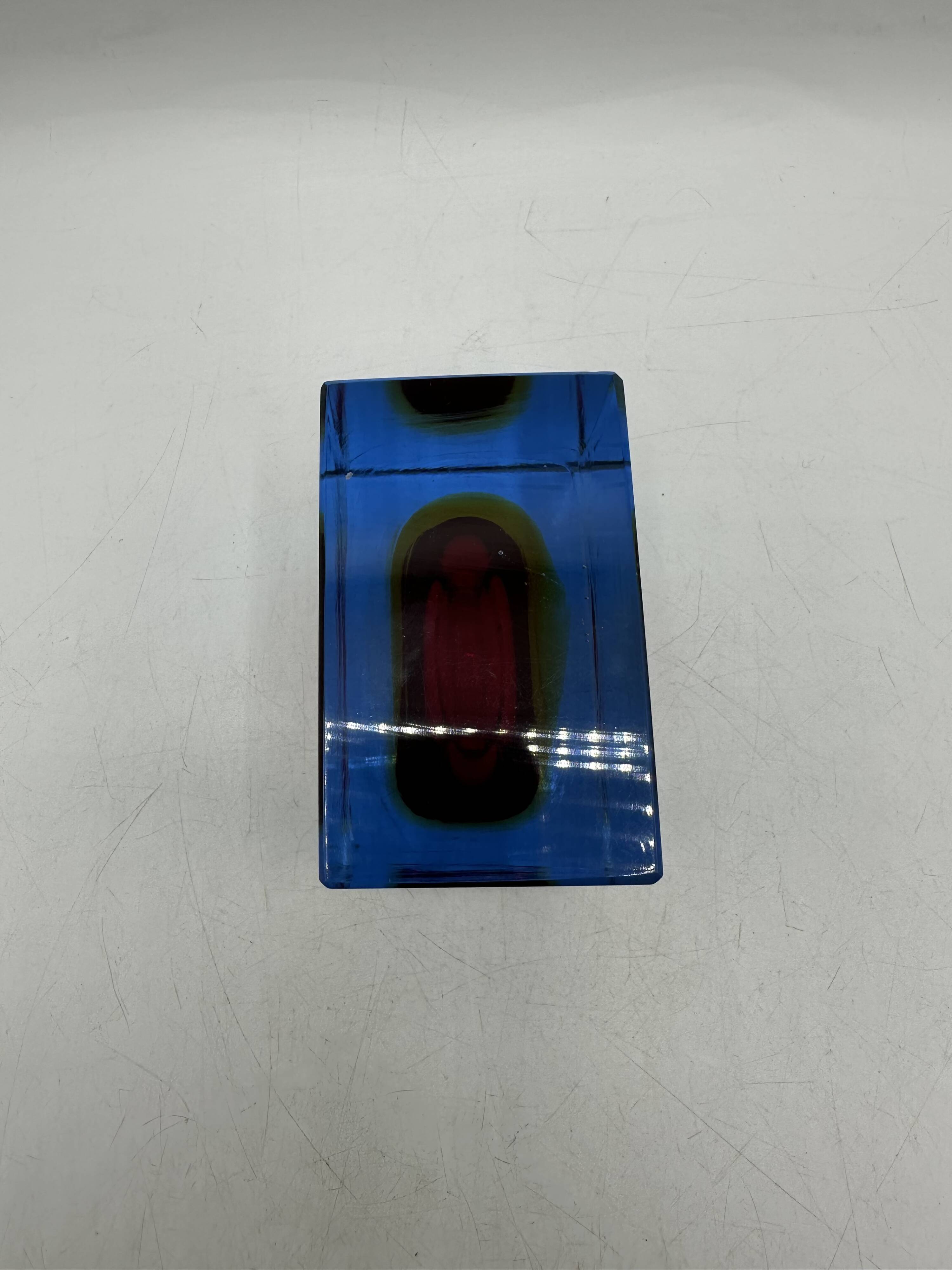 Sommerso Murano ashtray or pocket emptier 1960