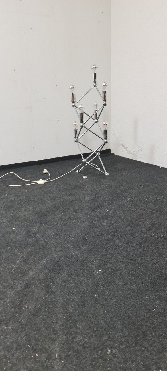 Vintage chrome floor light