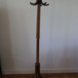 Baumann single dark beech parrot coat rack