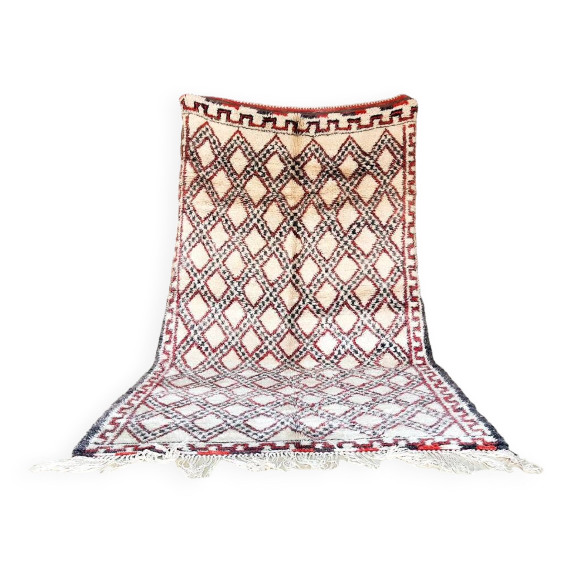 Vintage Moroccan Marmoucha Berber Rug