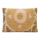 Housse de coussin brodée vintage 41x61 cm