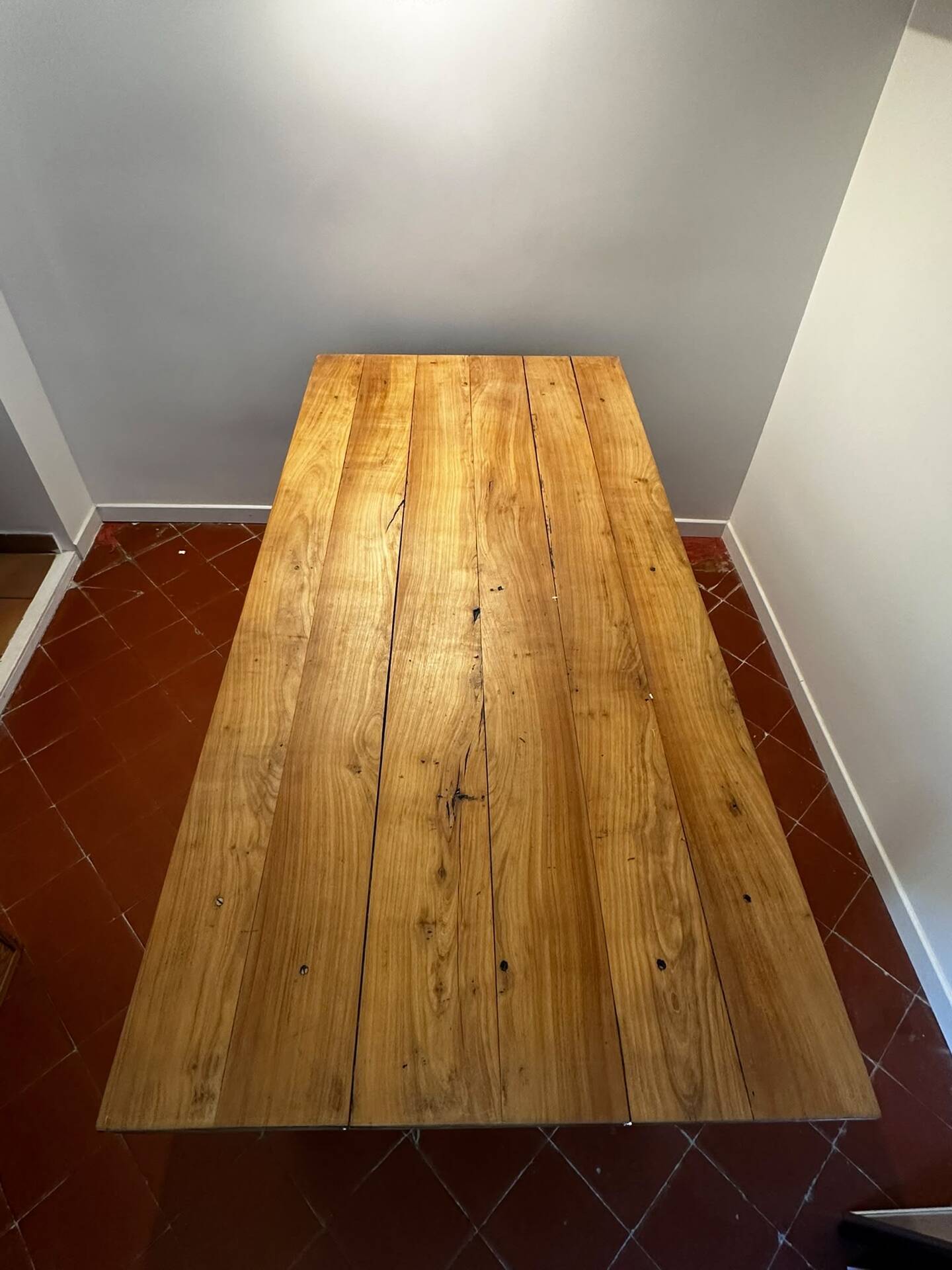 Table de ferme en chêne
