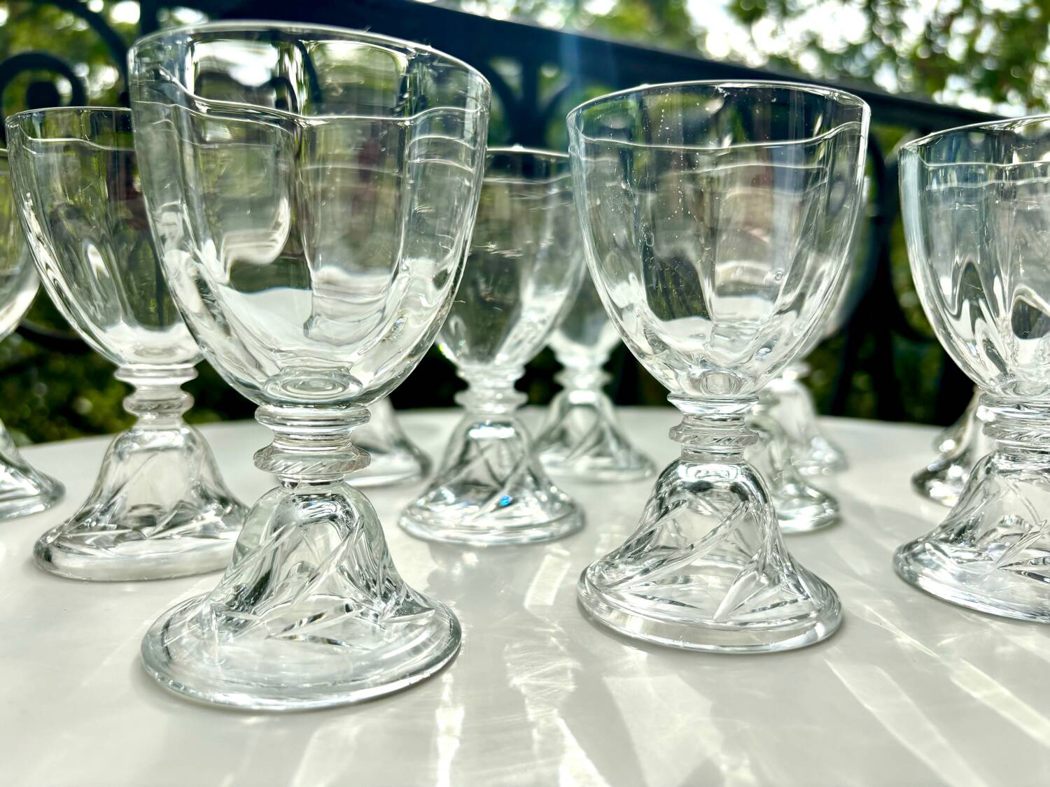 Verres Saint Louis Crystal modèle Cluny