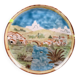 Decorative plate Jean-Claude Malarmey – Porcelain landscape decoration