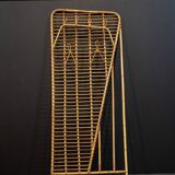 Rattan coat rack