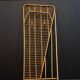 Rattan coat rack