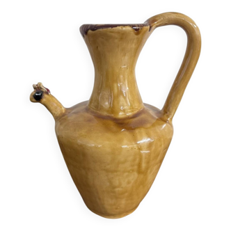 Jug, pitcher, ceramic lady with a glazed finish.