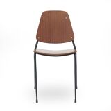 Curved plywood chair, 1960s