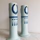 Pair of ceramic vases, 50s