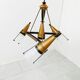 Mid century chandelier by Oscar Torlasco, 1950s