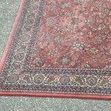 Persian rug burgundy wool 135x195cm