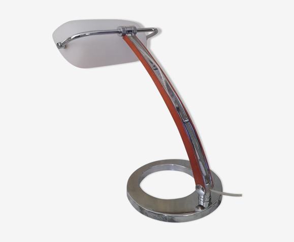 Lampe de bureau design chromee