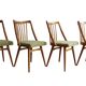 Set of Four 1960's Chairs by Antonin Suman for TON