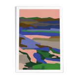 La vallée des couleurs - Tirage d'art en édition limitée A4