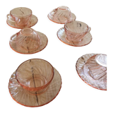 Vintage cups Arcoroc Rosaline