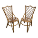 Bamboo chairs 60s 70s