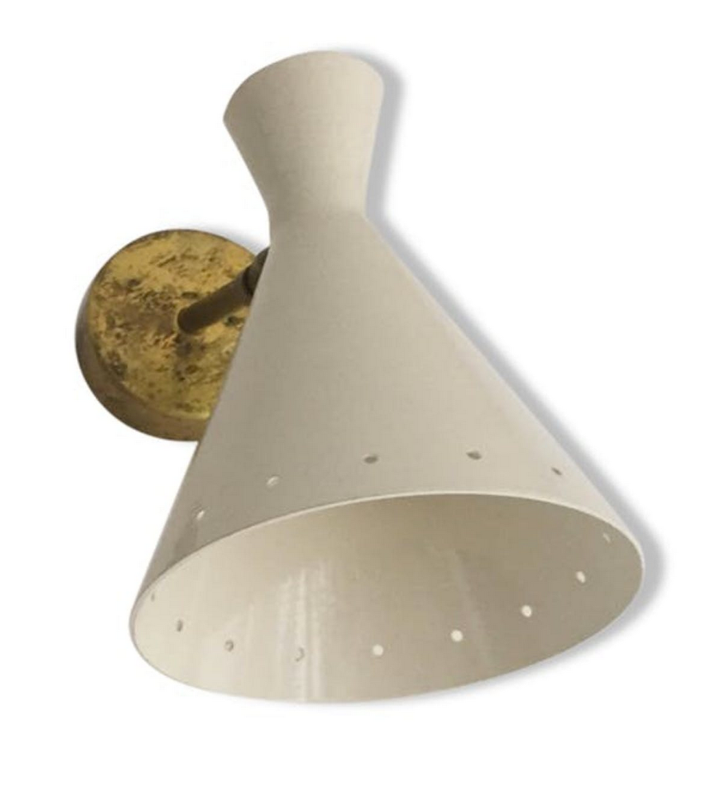 Pair of Italian wall lights in the style of the 50s