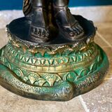 Cache pot statue égyptienne 130cm