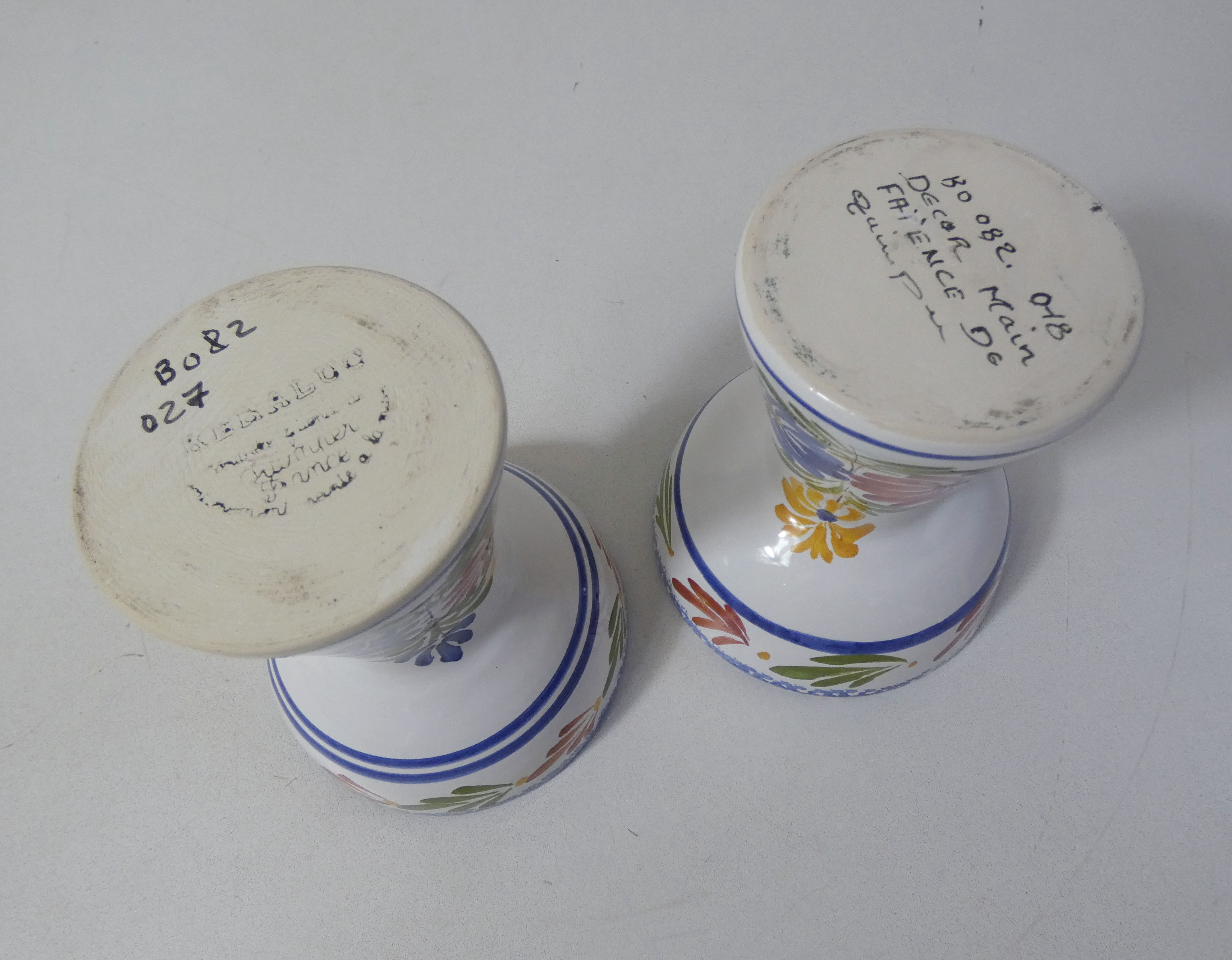 Quimper signed Keraluc 2 vases