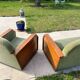 Art Deco sofa and armchairs