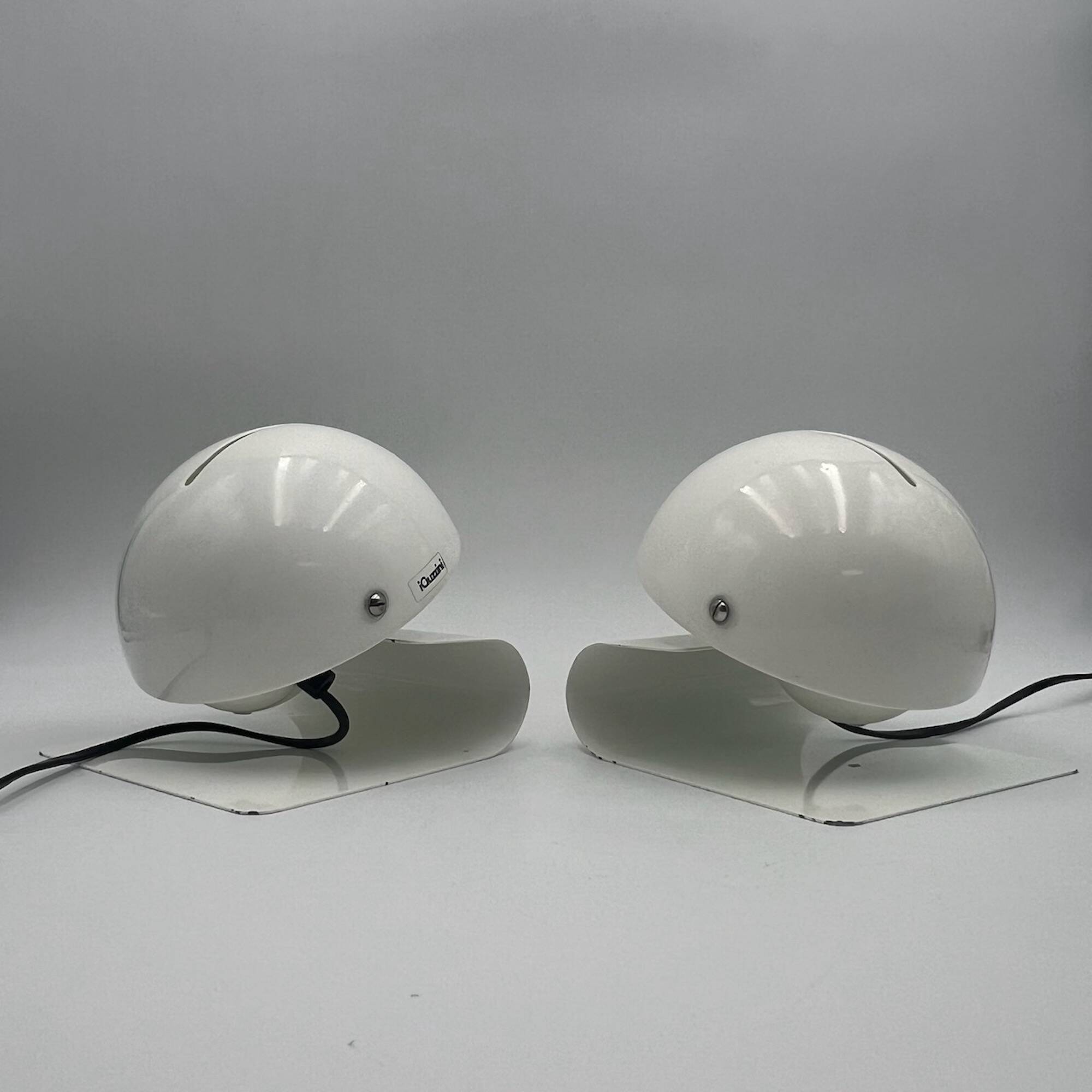 Pair of 'Bugia' Lamps by Giuseppe Cormio iGuzzini - Adjustable Space Age Italian Lights 1970s