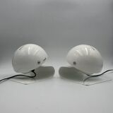 Pair of 'Bugia' Lamps by Giuseppe Cormio iGuzzini - Adjustable Space Age Italian Lights 1970s