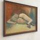 Figurative painting signed Marais, France, 1970s