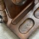 Wooden table mirror