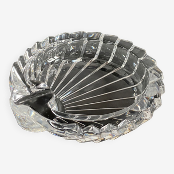 Pure vintage crystal ashtray