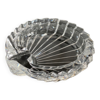 Pure vintage crystal ashtray