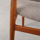 Oak armchair, Danish design, 1960s, designer: Ejner Larsen & Aksel Bender Madsen, production: Fritz