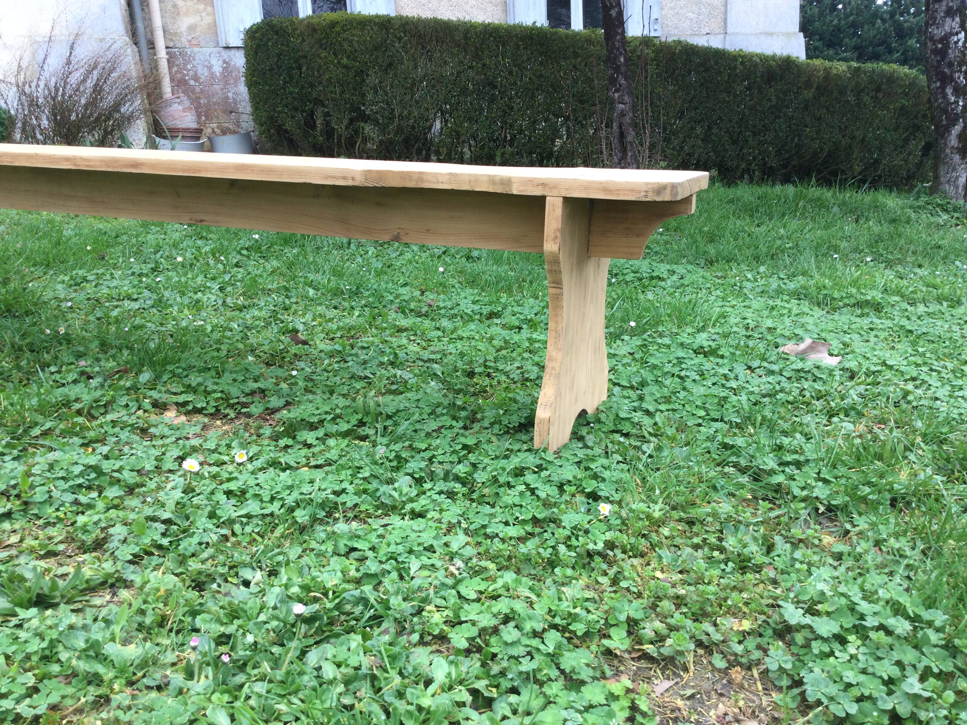 Large old fir bench