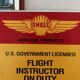 Enamelled plate Shell Aviation products