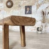Table basse primitive en bois massif