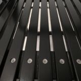 4 Trieste folding chairs with storrage table - Aldo Jacober for A. Bazzani