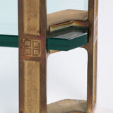Table basse en verre Design by Peter Ghyczy Modèle T24,1970