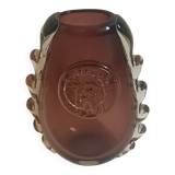 Murano crystal vase height 18.3 cm