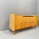 Vintage ash wood commode by F. Jirák for Tatra, 1960, Czechoslovakia.