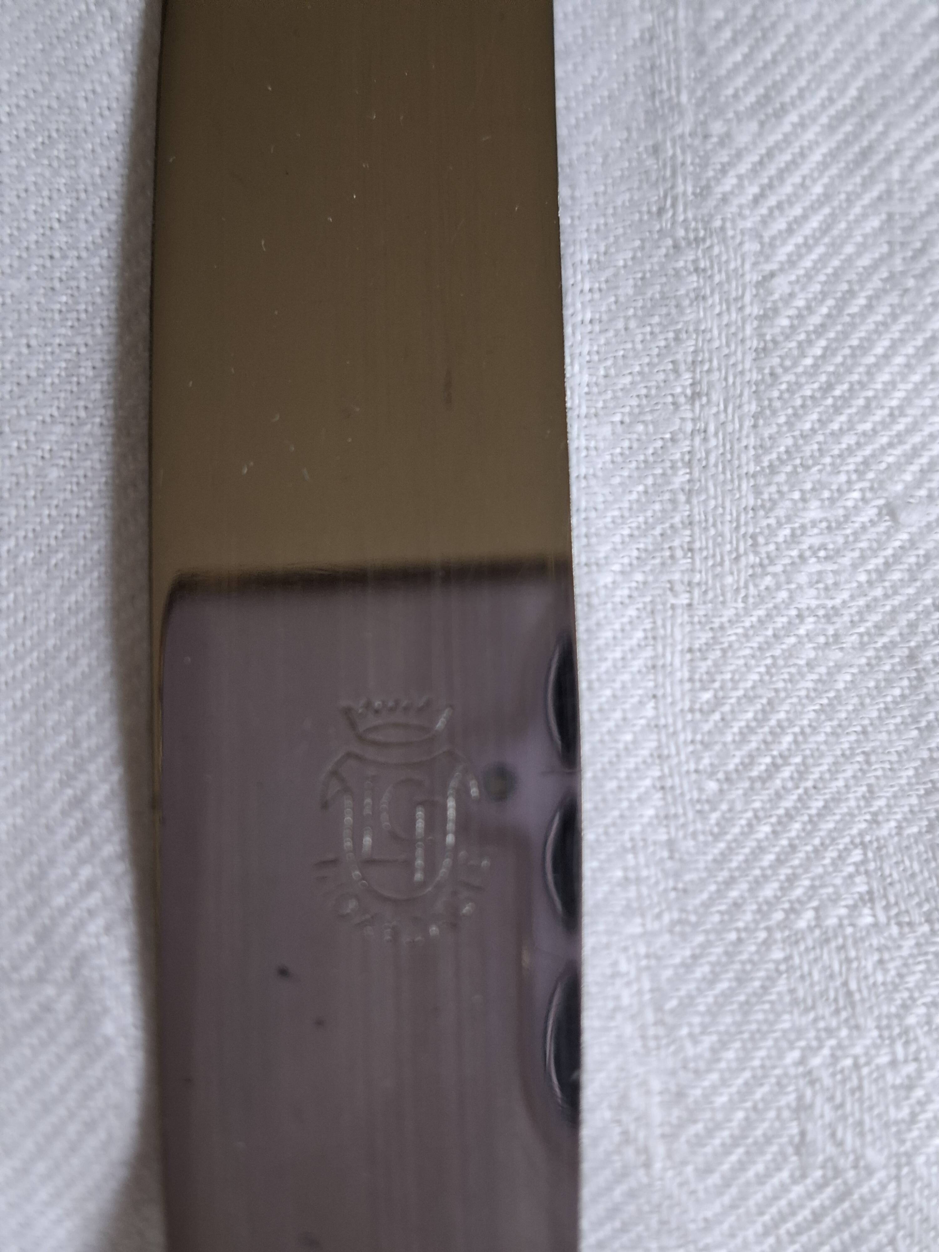 2x7 knives model Coquille or Vendôme silver-plated/stainless steel