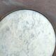 High table old hot water bottle Louis XVI style with marble top