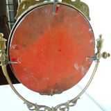Brass table psyche mirror  17x21xcm