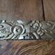 Bevelled mirror chiseled wood art deco gilding dp 112263
