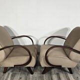 Armchairs by Jindrich Halabala, 1940s, Set of 2
