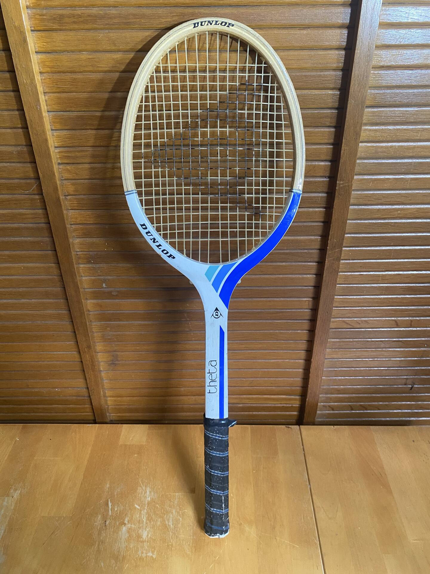 Vintage dunlop wooden tennis racket + donnay cover