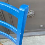 Fausse paire de chaises rustique bistrot Vintage