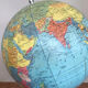 Globe terrestre vintage années 60
