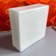Square vintage opaline ceiling light fixture